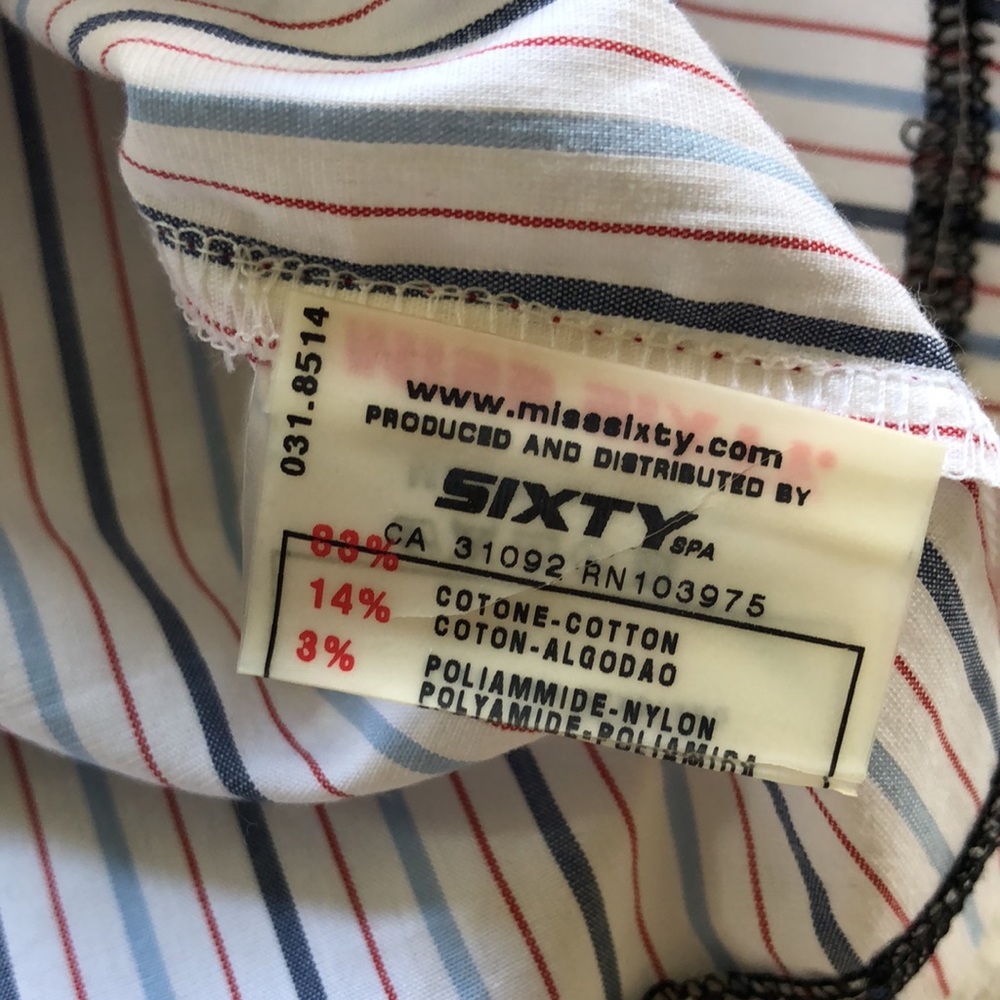 Miss Sixty Vintage Y2K striped skirt - Picture 6 of 6
